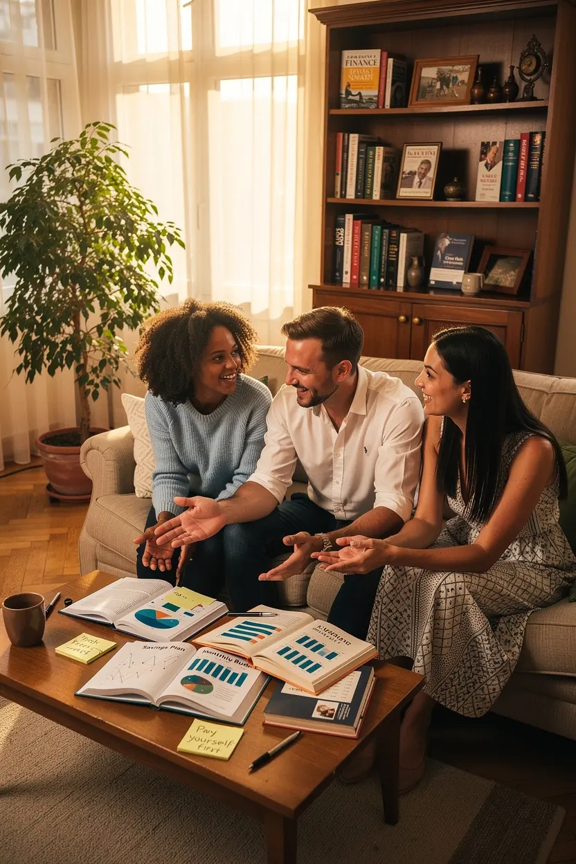 Pénzügyi tervezés grafika, amely bemutatja a költségvetés készítés lépéseit.